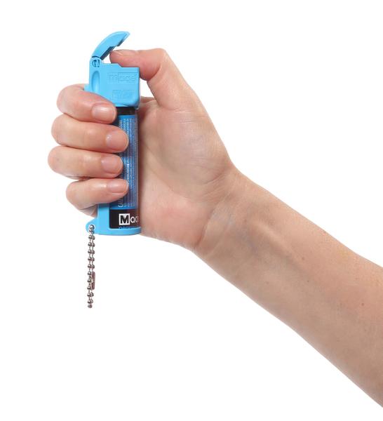 Mace Personal Pepper Spray - Blue - in hand